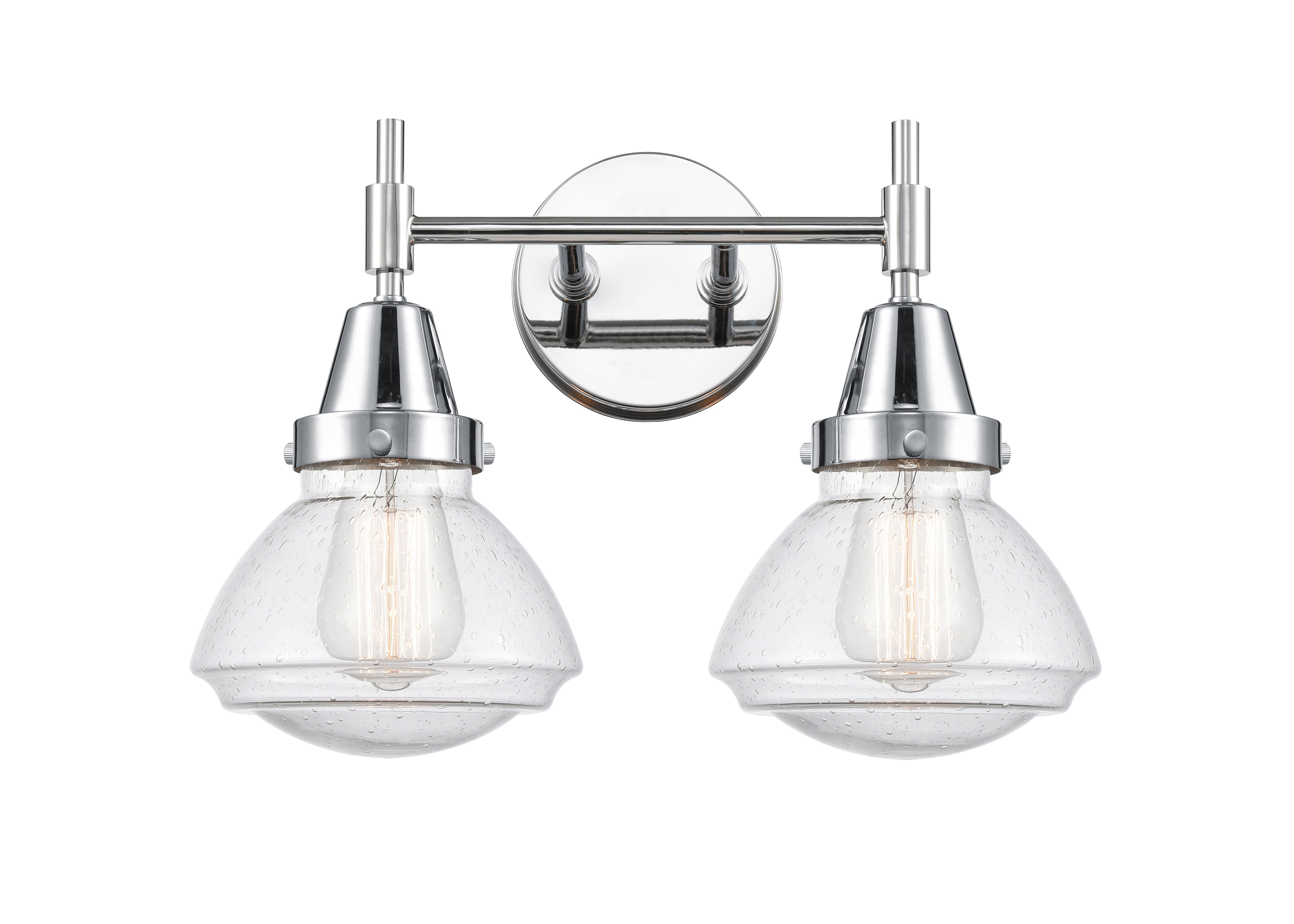Caden Bath Vanity Light Steel Glass