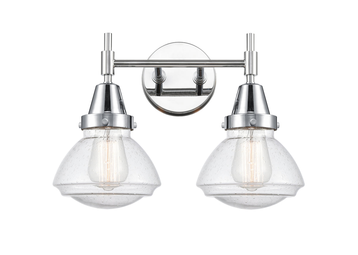 Olean 16-Inch 2-Light Bath Vanity Light with LED Bulbs