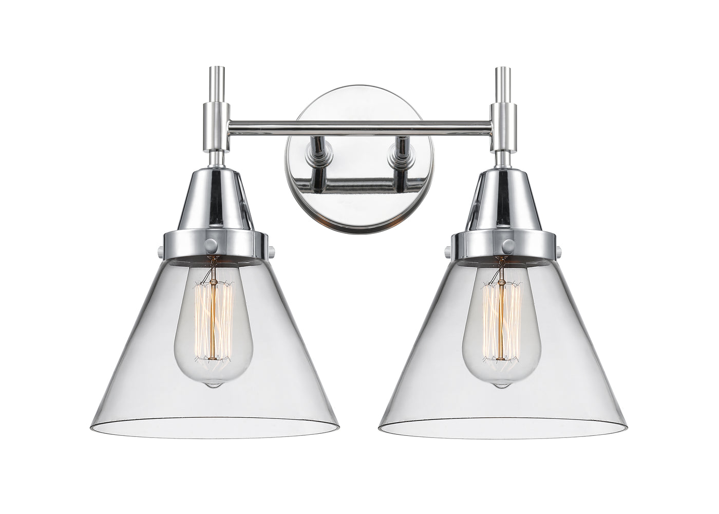 Caden Bath Vanity Light Glass Steel