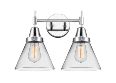 Caden Bath Vanity Light Glass Steel