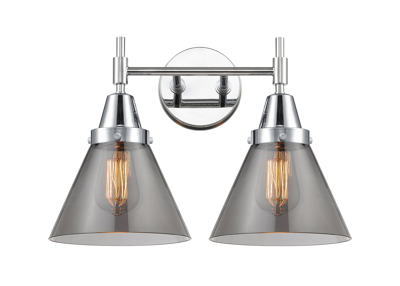 Caden Bath Vanity Light Glass Steel