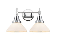 Caden Bath Vanity Light Steel Glass