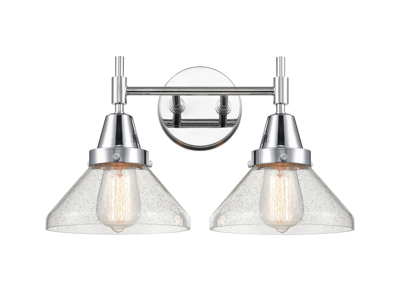 Caden Bath Vanity Light Steel Glass