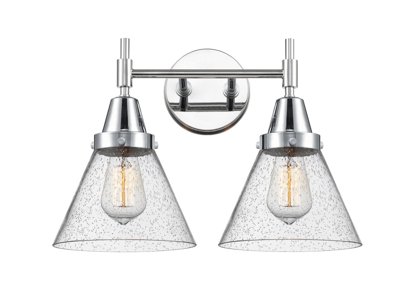 Caden Bath Vanity Light Glass Steel