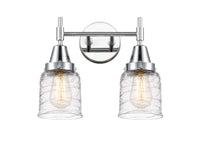 Caden Bath Vanity Light Glass Steel 14 Inch