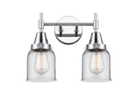 Caden Bath Vanity Light 17 Inch Glass Steel