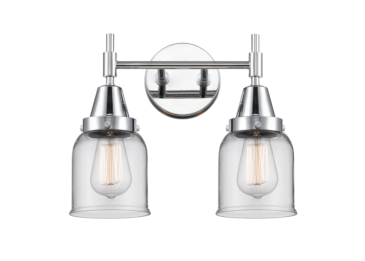 Caden Bath Vanity Light Steel Glass Dimmable