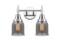 Caden Bath Vanity Light 17 Inch Glass Steel