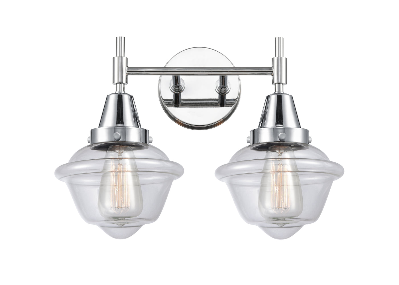 Caden Bath Vanity Light Glass Steel 11 Inch