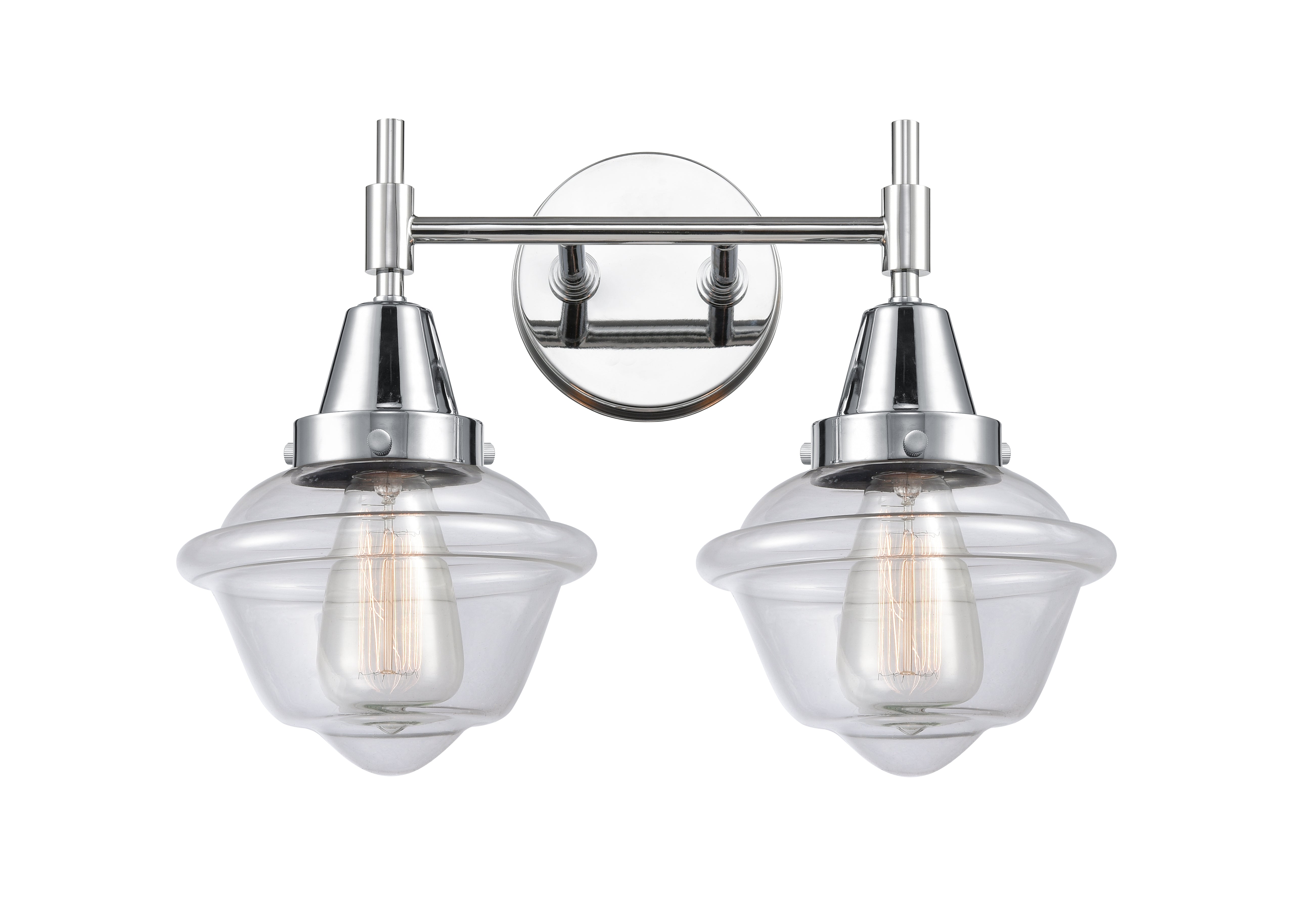 Caden Bath Vanity Light Glass Steel 11 Inch