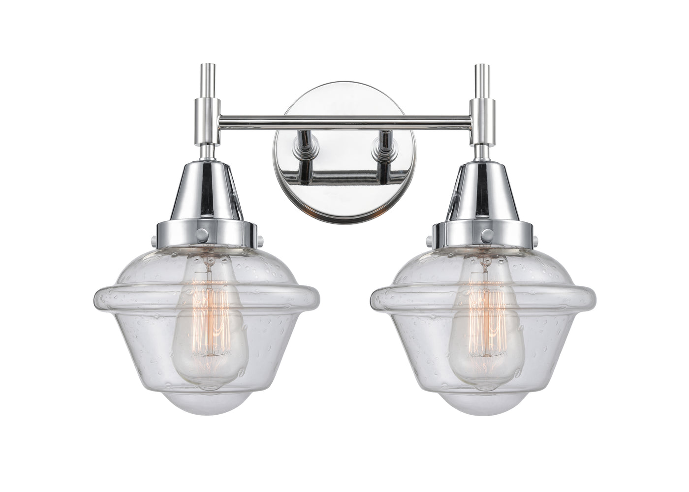 Caden Bath Vanity Light Glass Steel 11 Inch