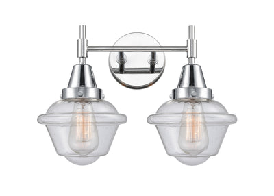 Caden Bath Vanity Light Glass Steel 11 Inch