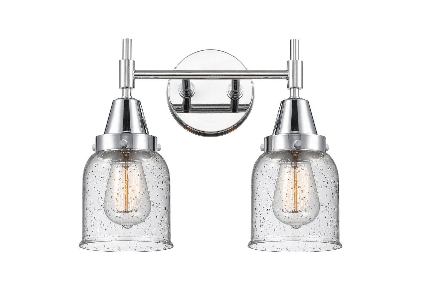 Caden Bath Vanity Light Steel Glass Dimmable