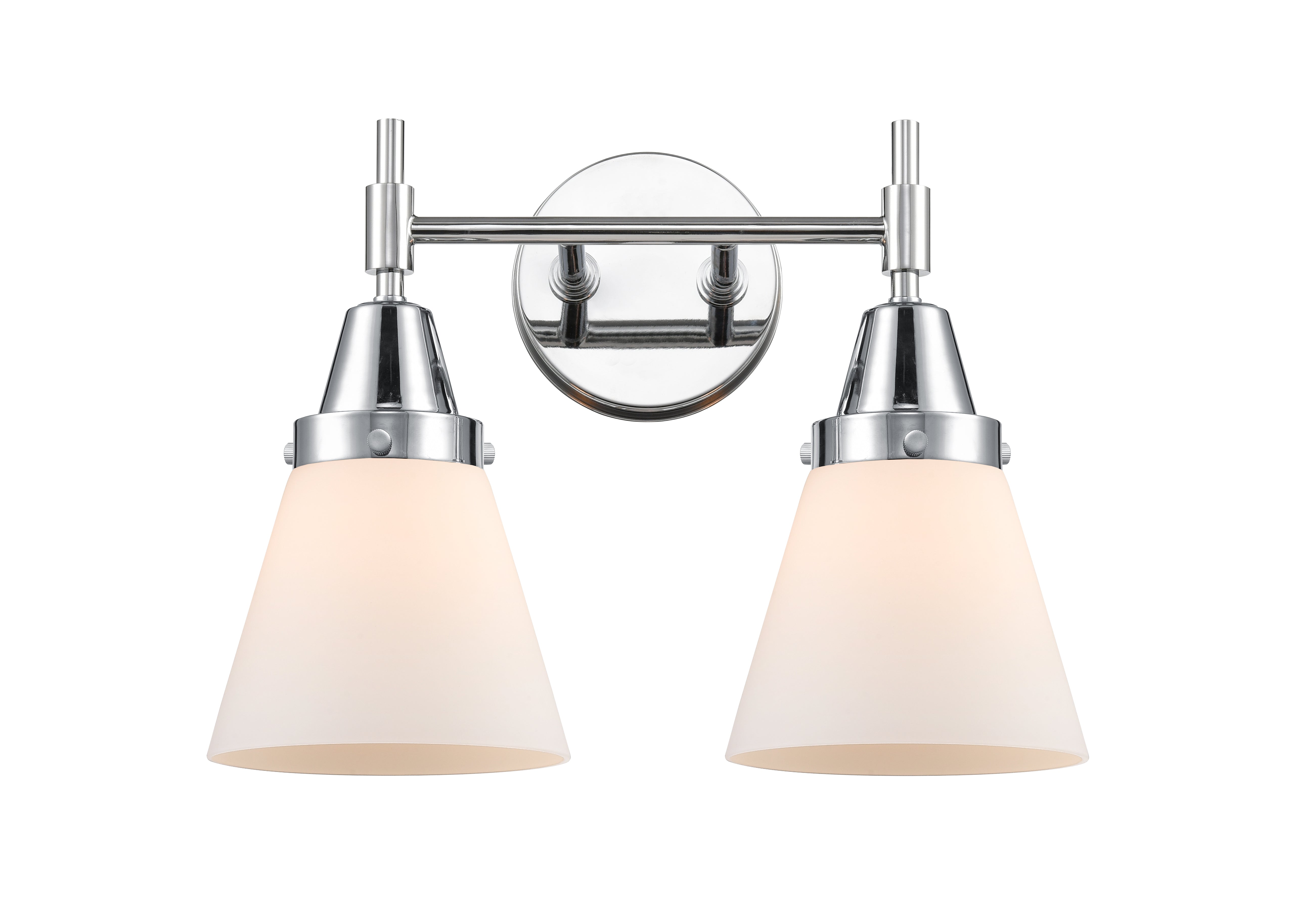 Caden Bath Vanity Light Glass Steel 11 Inch