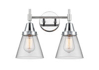 Caden Bath Vanity Light Glass Steel 11 Inch