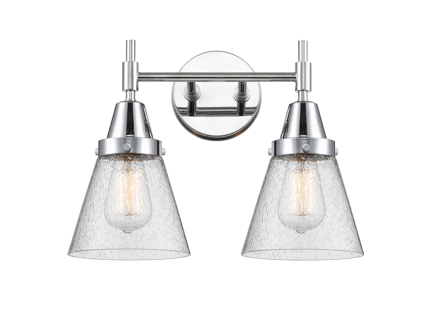 Caden Bath Vanity Light Glass Steel Dimmable