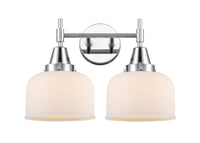 Caden Bath Vanity Light Glass Steel Finish