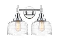 Caden Bath Vanity Light Glass Steel 11 Inch
