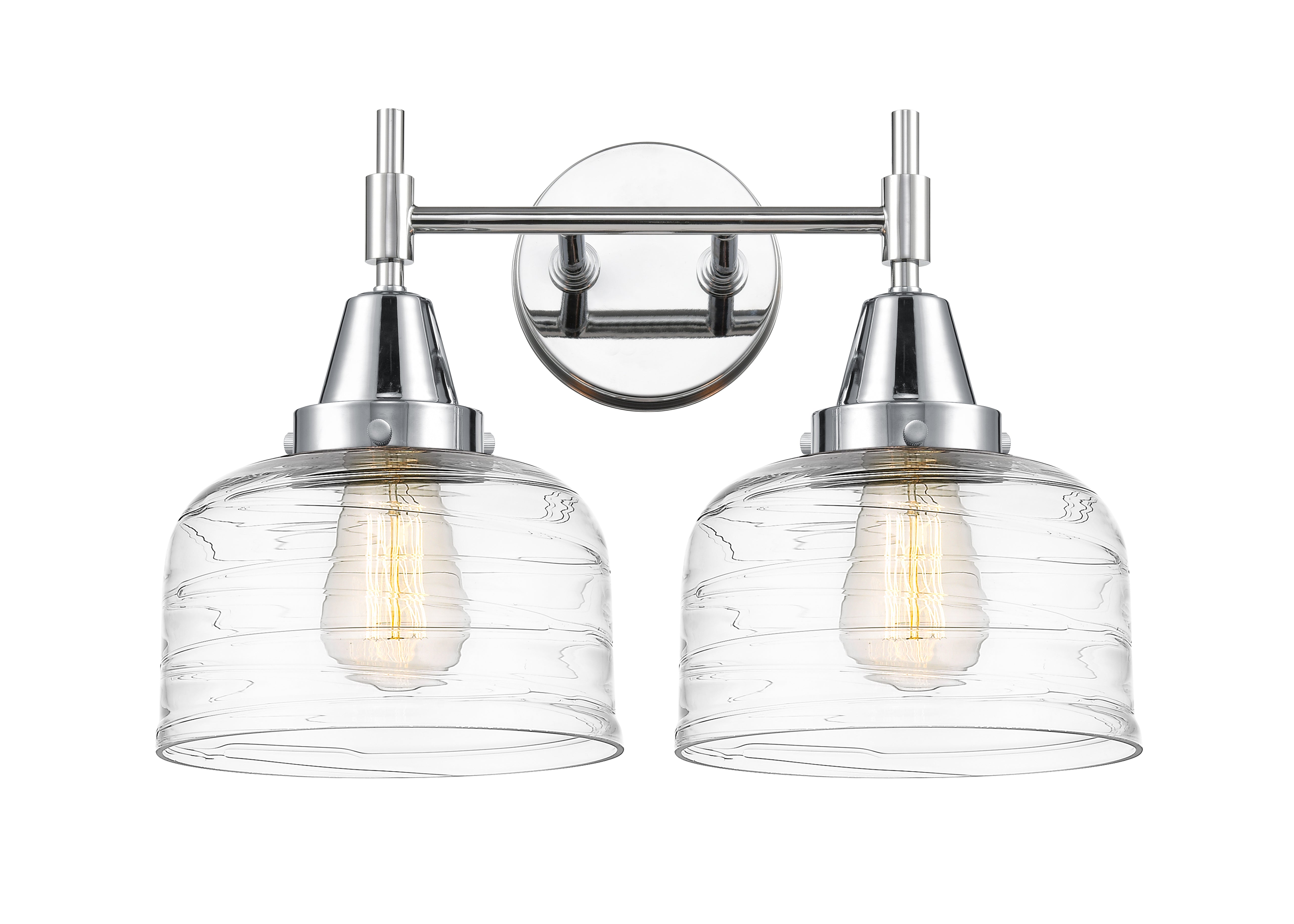 Caden Bath Vanity Light Glass Steel