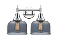 Caden Bath Vanity Light Glass Steel Finish