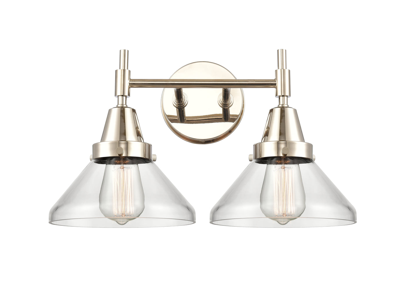 Caden Bath Vanity Light Steel Glass