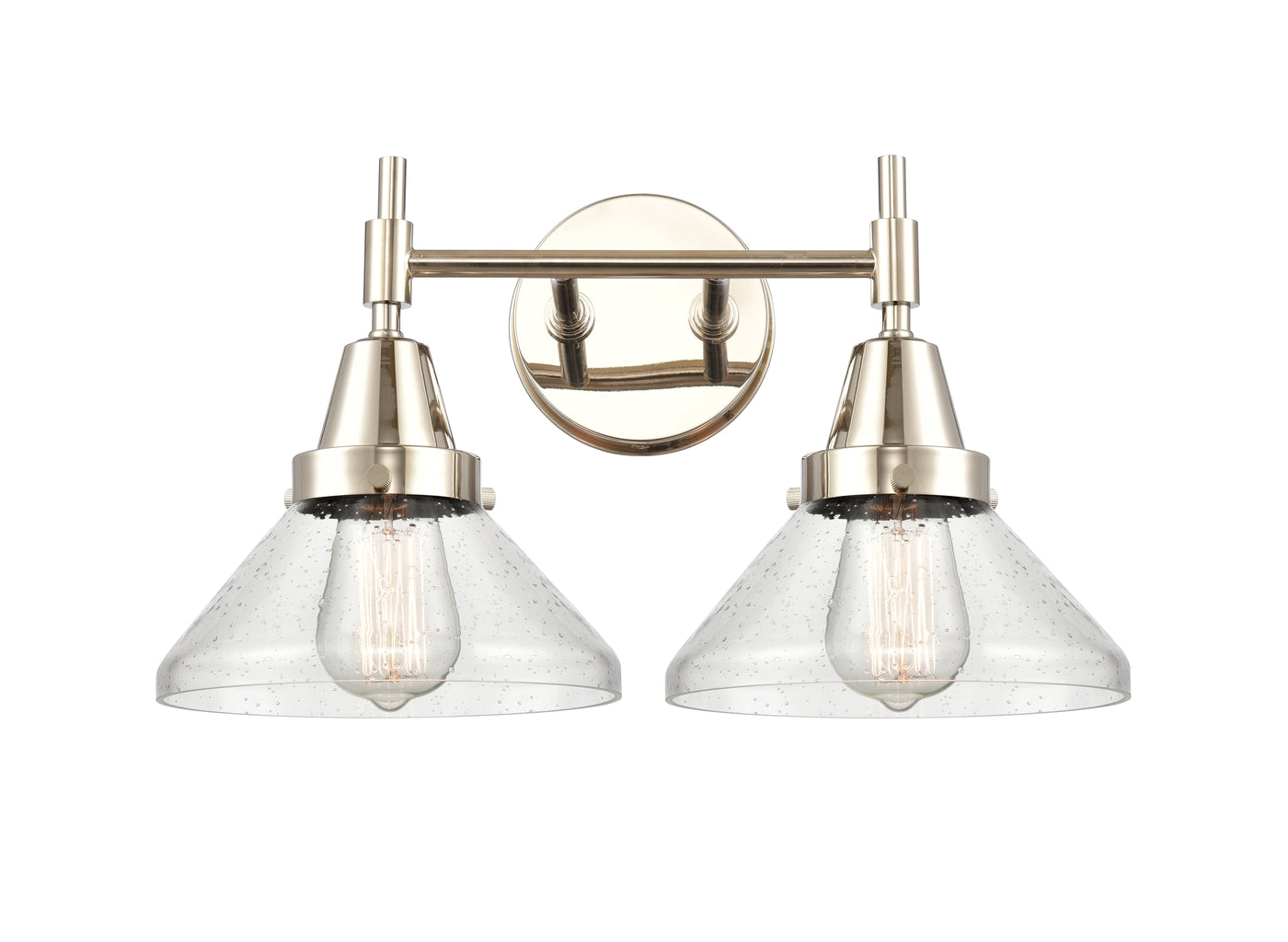 Caden Bath Vanity Light Steel Glass