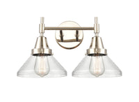 Caden Bath Vanity Light Steel Glass