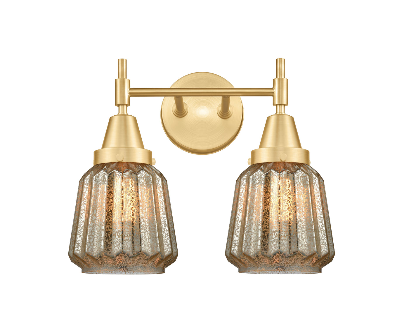 Caden Bath Vanity Light Glass Steel Dimmable