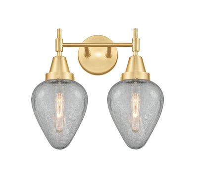 Caden Bath Vanity Light Steel Glass 15.25