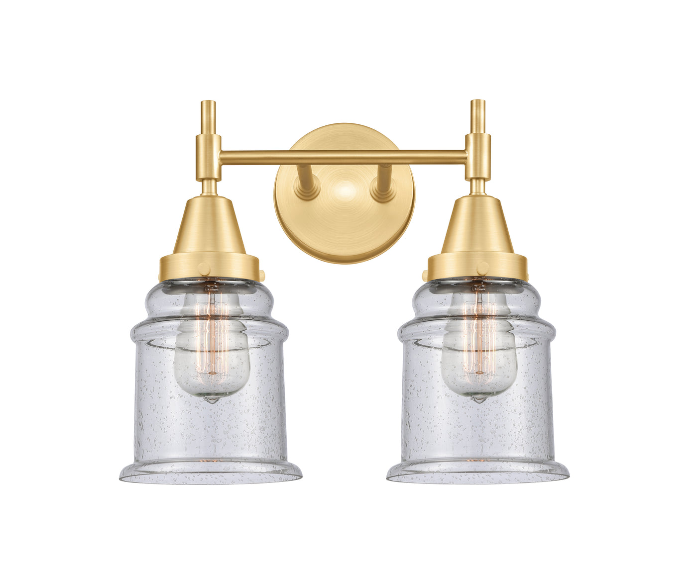 Caden Bath Vanity Light Steel Glass
