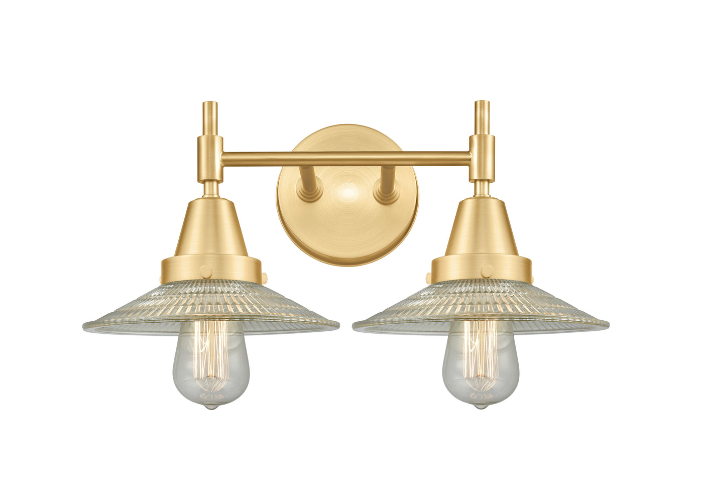 Caden Bath Vanity Light Glass Steel