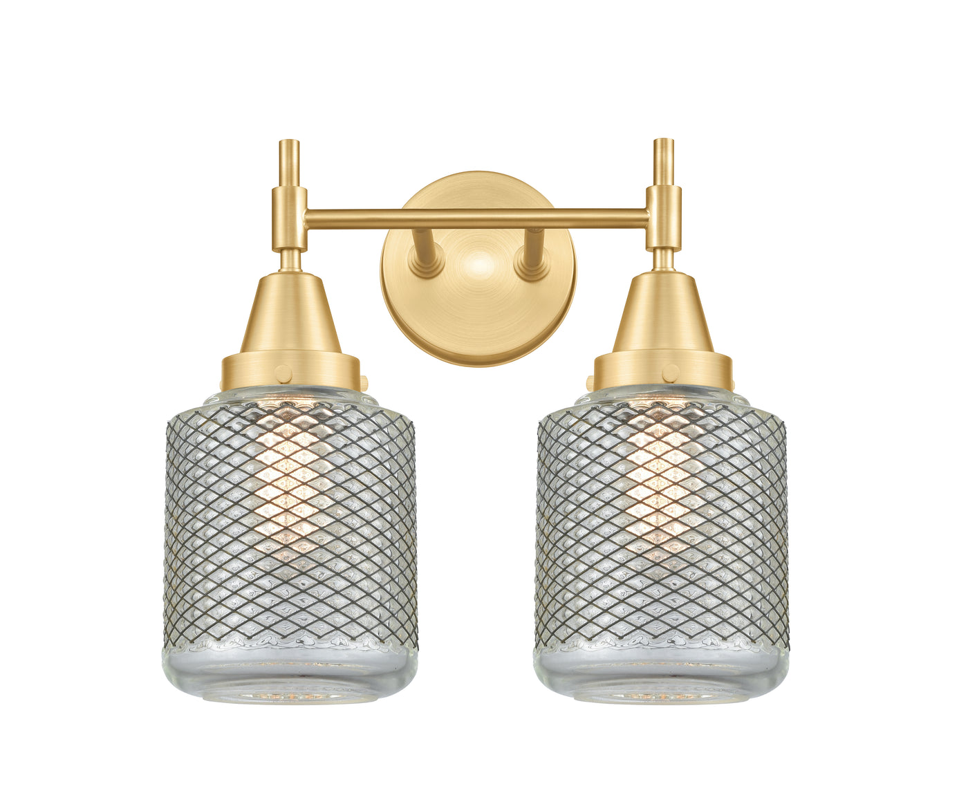 Caden Bath Vanity Light Glass Steel