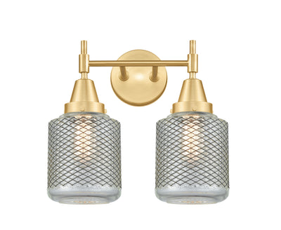 Caden Bath Vanity Light Glass Steel