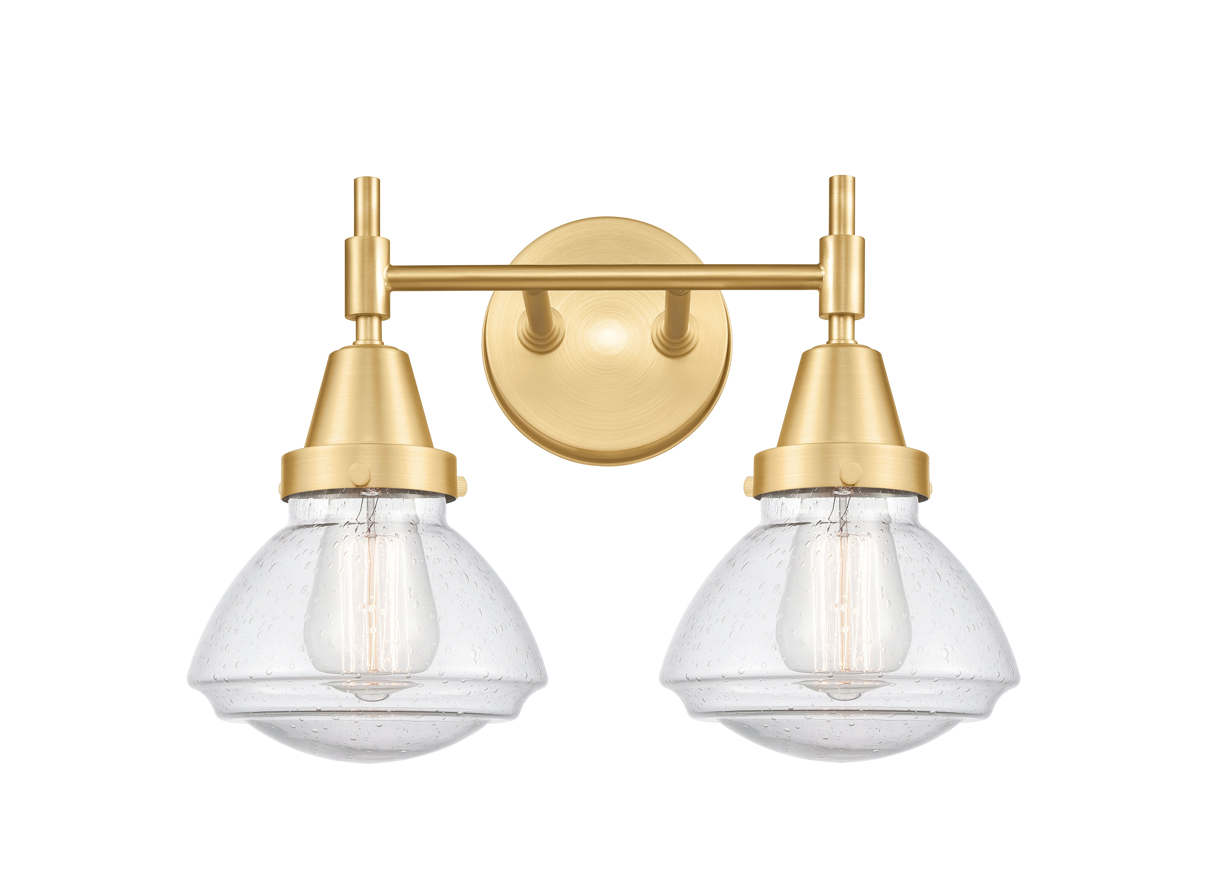 Caden Bath Vanity Light Steel Glass