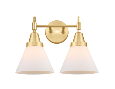 Caden Bath Vanity Light Glass Steel