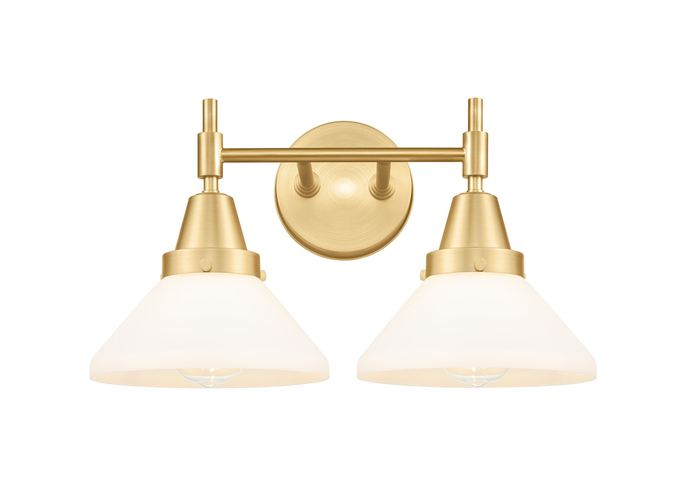 Caden Bath Vanity Light Steel Glass