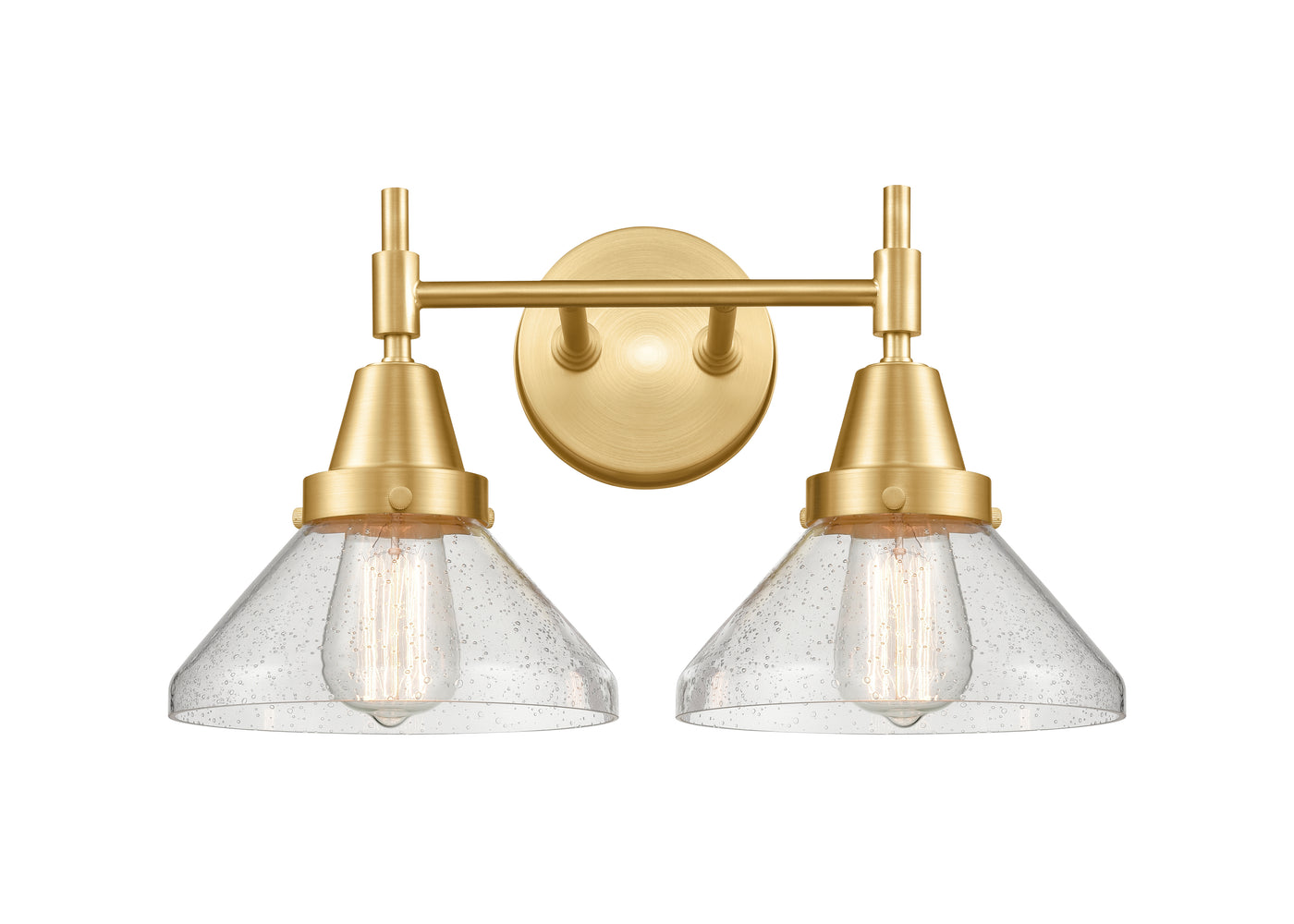 Caden Bath Vanity Light Steel Glass