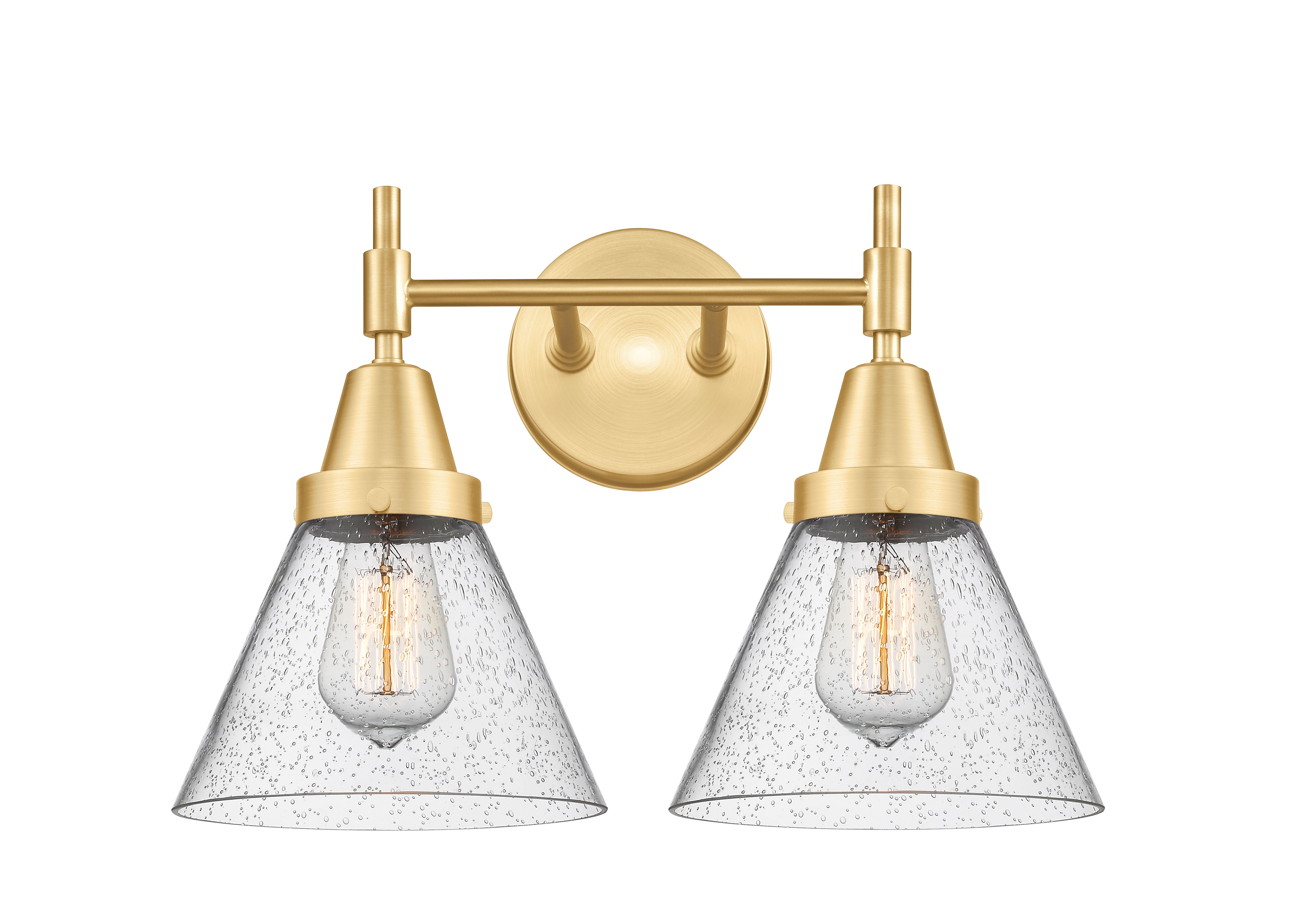 Caden Bath Vanity Light Glass Steel