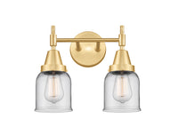 Caden Bath Vanity Light 17 Inch Glass Steel