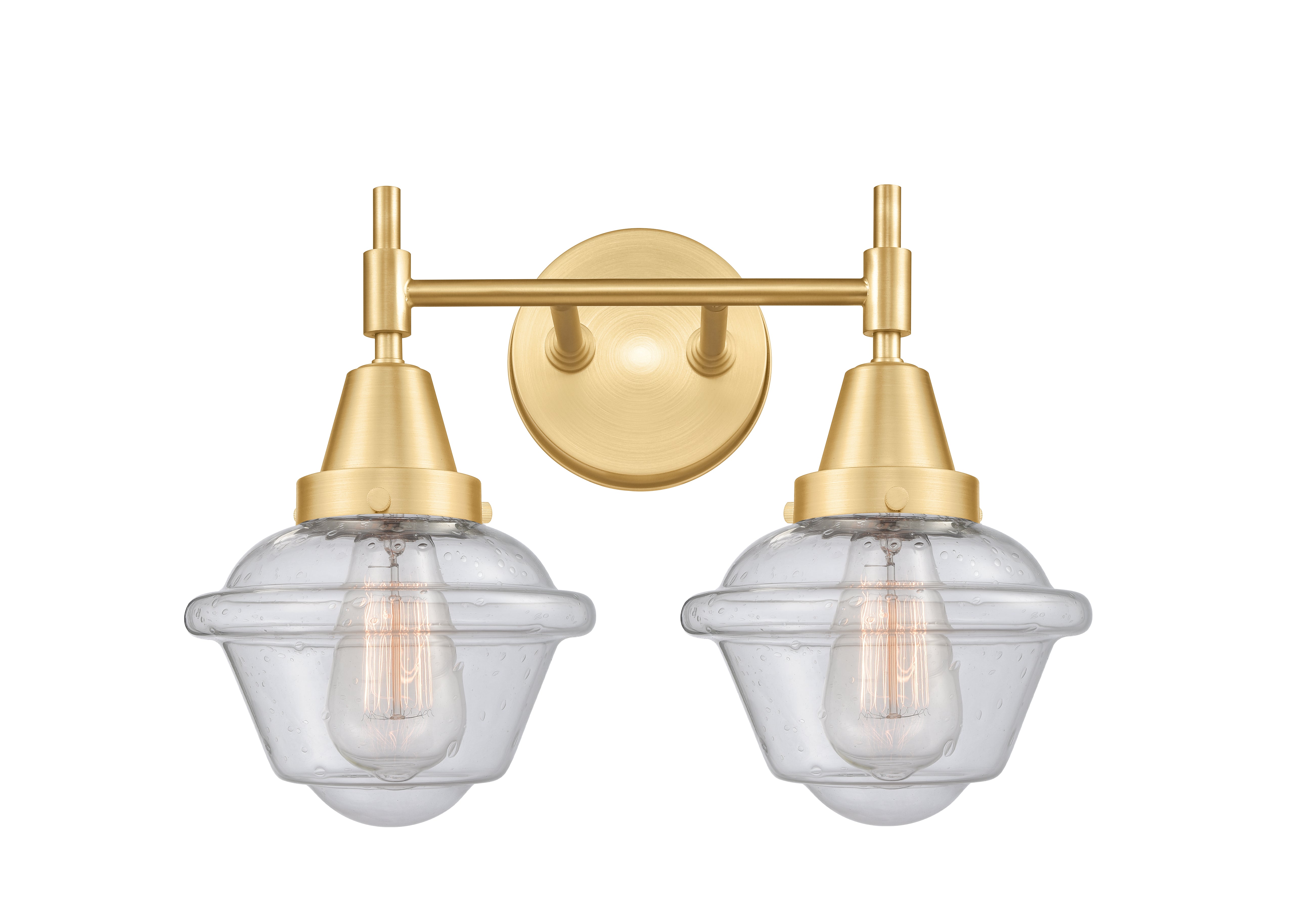 Caden Bath Vanity Light Glass Steel 11 Inch