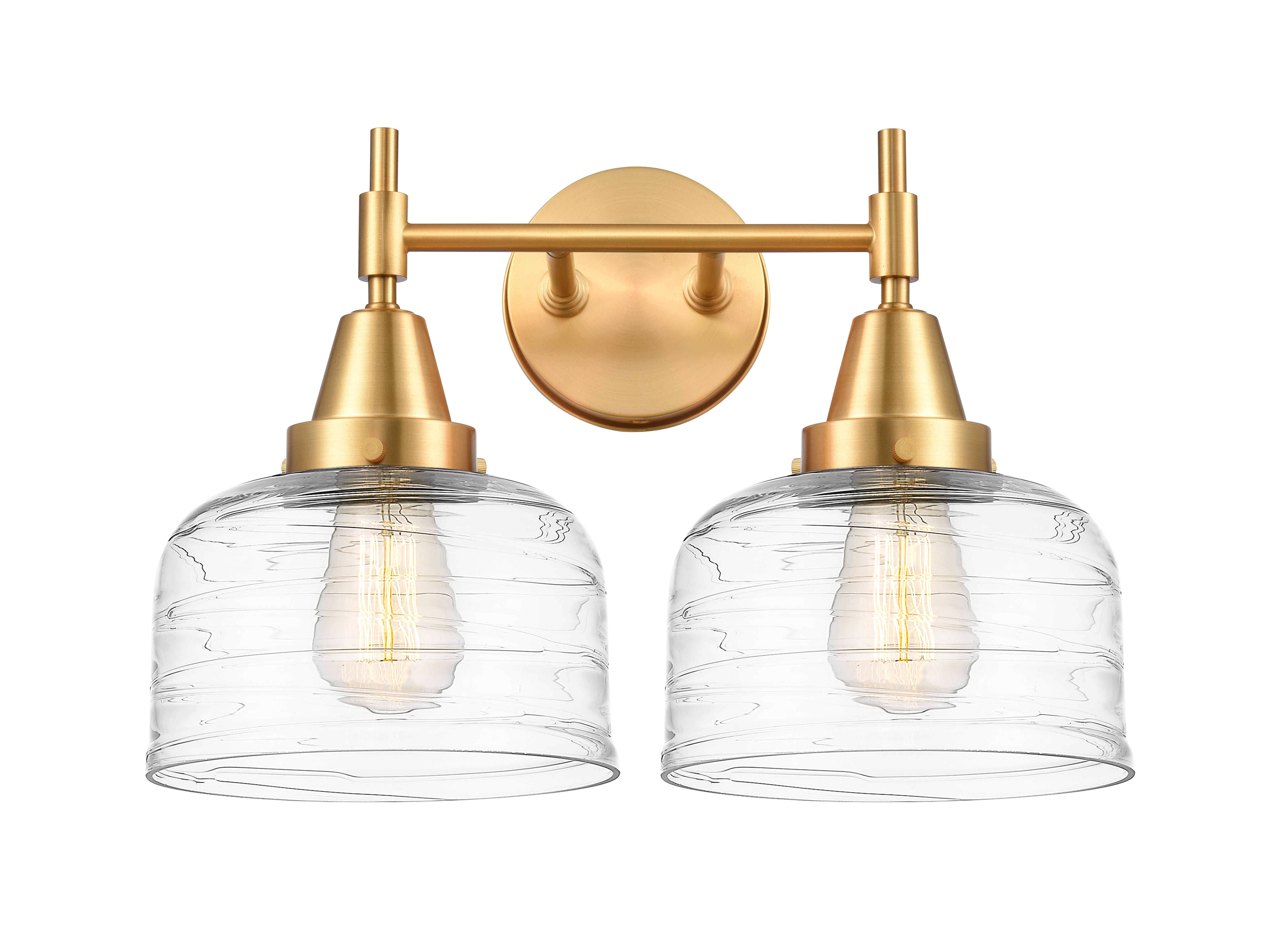 Caden Bath Vanity Light Glass Steel