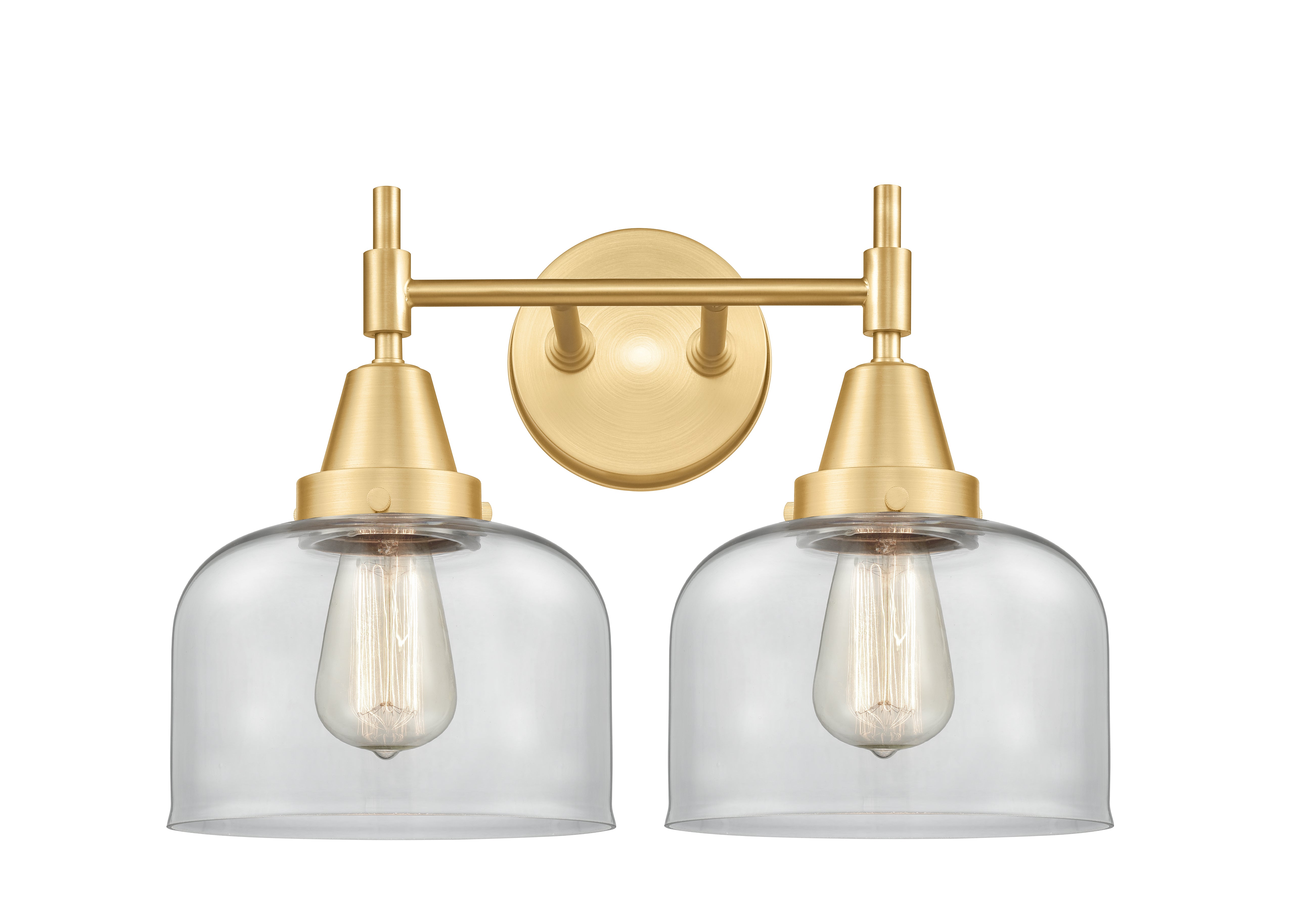 Caden Bath Vanity Light Glass Steel