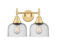 Caden Bath Vanity Light Glass Steel Finish