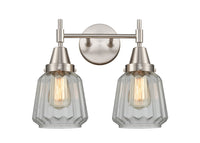 Caden Bath Vanity Light Glass Steel Dimmable