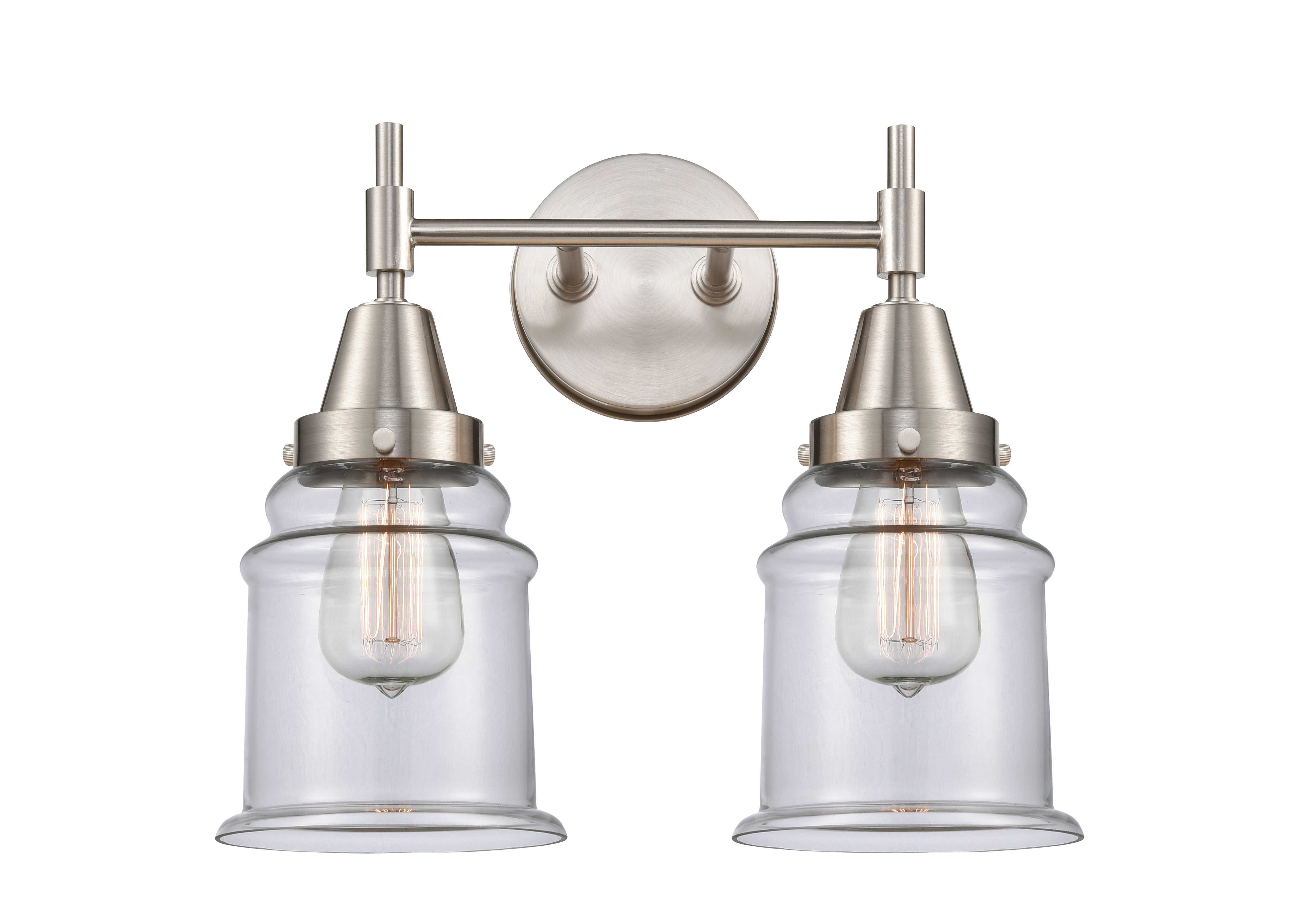 Caden Bath Vanity Light Steel Glass