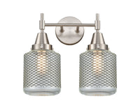 Caden Bath Vanity Light Glass Steel