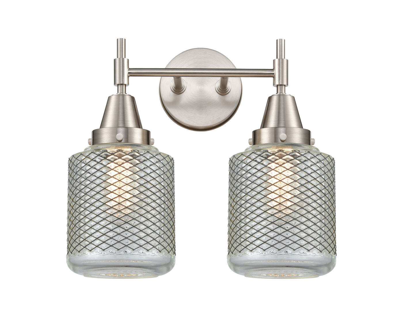 Caden Bath Vanity Light Glass Steel