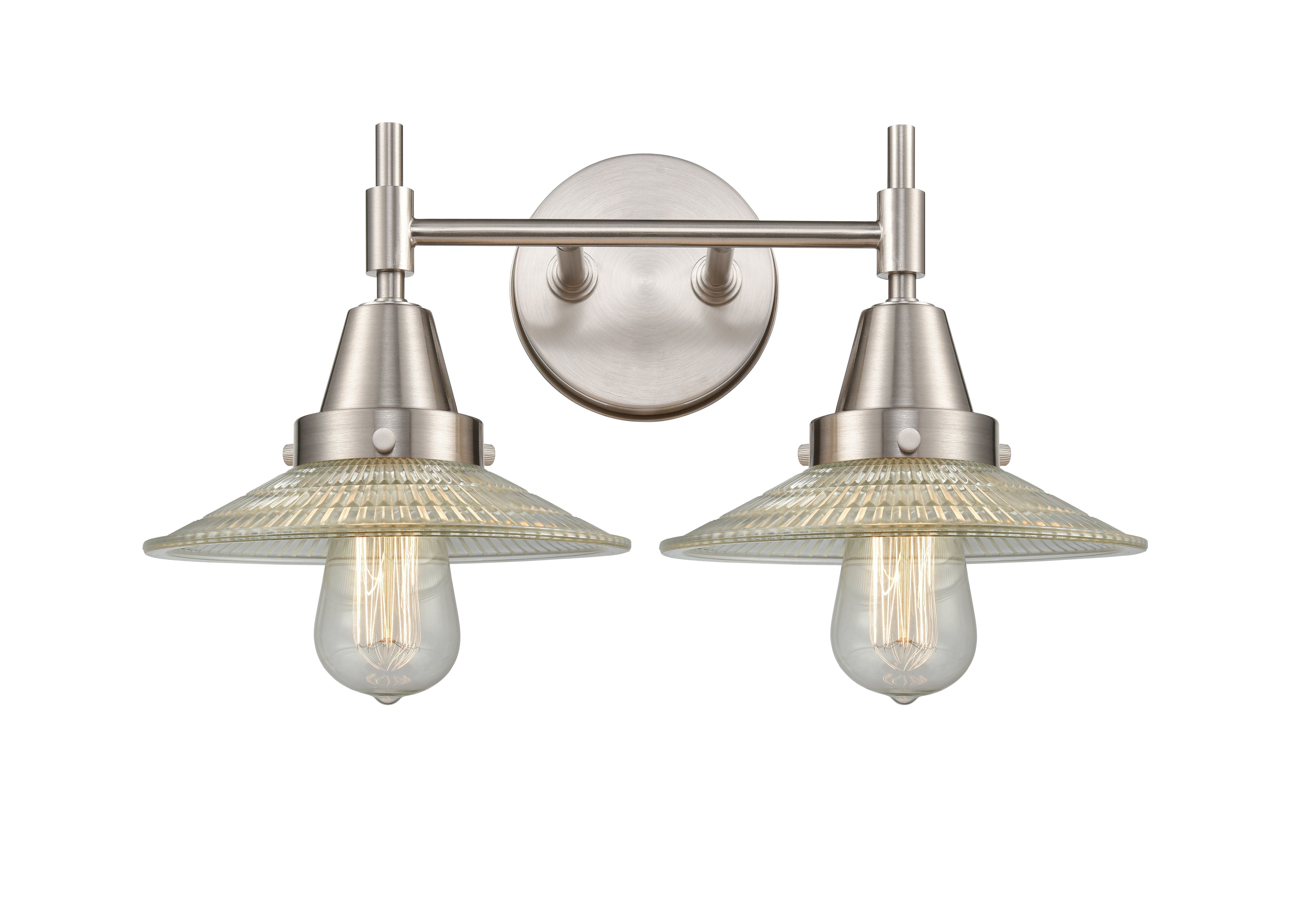 Caden Bath Vanity Light Glass Steel Modern