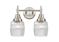 Caden Bath Vanity Light Glass Steel 13 Inch
