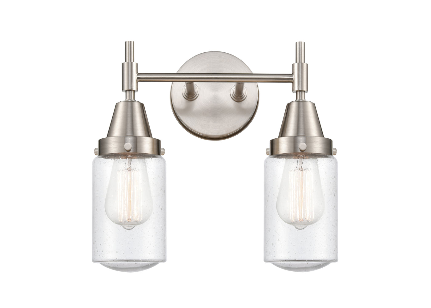 Caden Bath Vanity Light Glass Steel